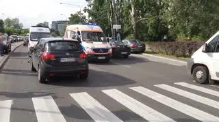 Wypadek w Śródmieściu