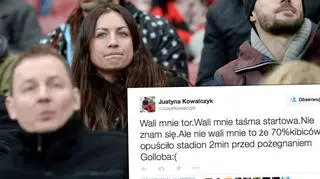 Justyna Kowalczyk była gościem na Stadionie Narodowym