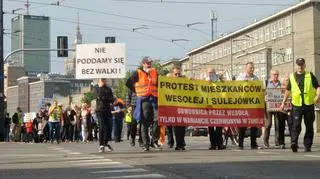 Protest przeciwko obwodnicy