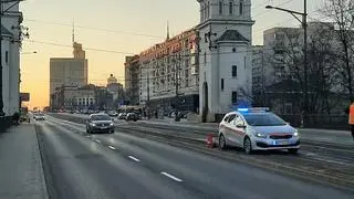 Na moście Poniatowskiego pękła szyna 