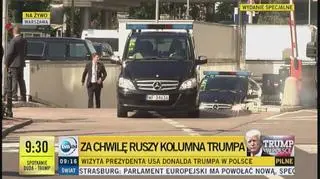 Wyjazd Donalda Trumpa