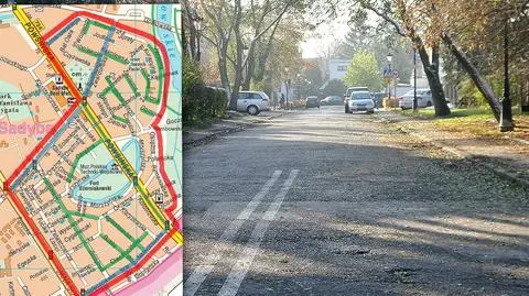 Skrzyżowania równorzędne, progi. Sadyba ma zwolnić do 30 km/h