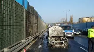 Pożar w al. Prymasa Tysiąclecia