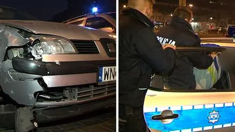 Trzech pijanych jechało seatem. Skasowali sygnalizator