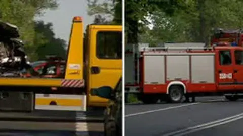 Czołowe zderzenie pod Warszawą. Dwie osoby zginęły, ranni
