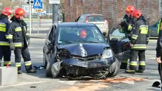 Wypadek spowodował duże utrudnienia w ruchu