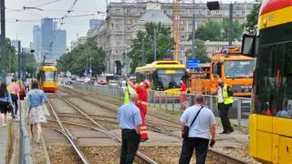 Awaria sieci trakcyjnej na Andersa