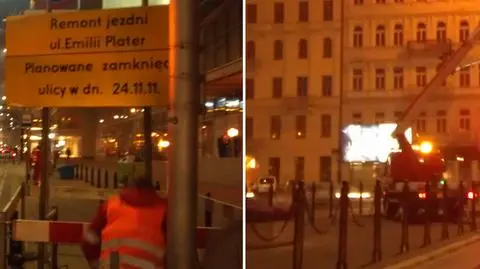 Zamknęli na tydzień połowę ul. Emilii Plater