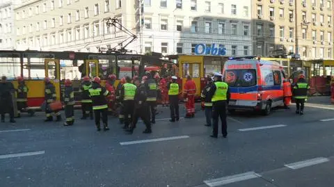 Policja ma nagranie z wypadku tramwajów. Nie chce go ujawnić