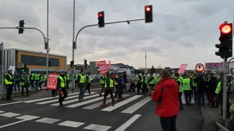 Mieszkańcy Łomianek walczą o S7. Protestowali na wylotówce na Gdańsk