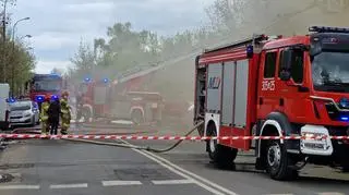 Pożar na Podskarbińskiej 