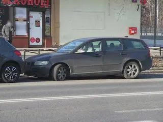 Pościg policyjny na Bielanach