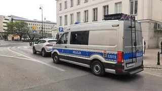 Wypadek z udziałem rowerzysty na Żurawiej