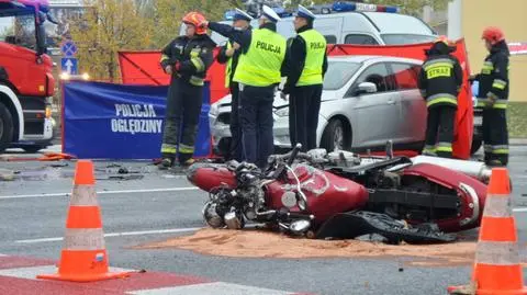 Wypadek na Ursynowie. Zginął 28-letni motocyklista