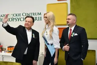 Miss World Karolina Bielawska odwiedziła Mazowieckie Centrum Neuropsychiatrii 