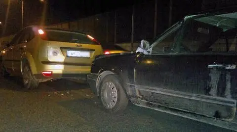 Volkswagenem wjechał w tył forda