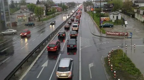 Na drogach ciasno, ale ruch płynny