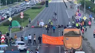 Protest Ekologów w Warszawie