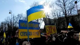 Niedzielny protest przed ambasadą Rosji