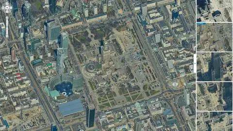 Warszawa z nowej perspektywy na ukośnym fotoplanie