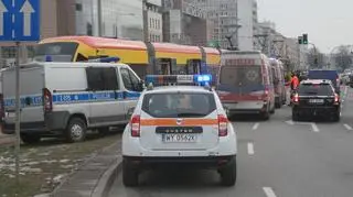 Zderzenie tramwajów na Puławskiej