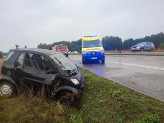 Wypadek w miejscowości Blochy 