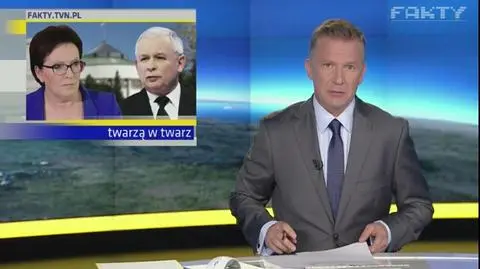 19.07 | Premier Ewa Kopacz wystartuje z pierwszego miejsca stołecznej listy PO. Szefowa rządu zapowiedziała podczas wizyty w Tarnowie, że chce zmierzyć się z szefem Prawa i Sprawiedliwości - Jarosławem Kaczyńskim.