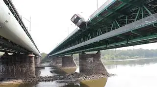 Autobus zrzucili do Wisły