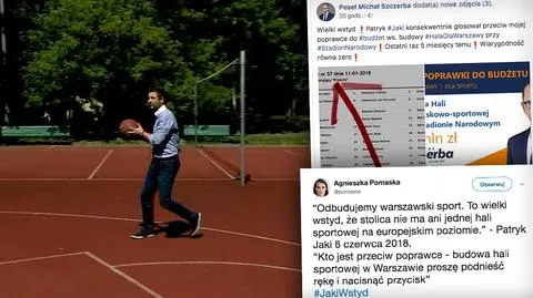 Jaki wytyka brak hali sportowej. Opozycja: wcześniej głosował przeciw