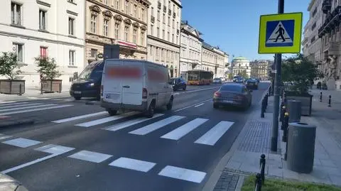 Potrącenie w Alejach Ujazdowskich