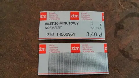 Zapłacił 5 złotych, dostał bilet w kratkę