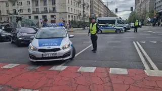 Protest aktywistów w centrum