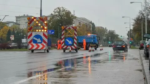 Awaria na Mokotowie. Puławska bez dwóch pasów 