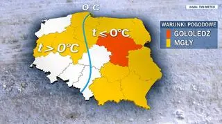  Gołoledź na Mazowszu