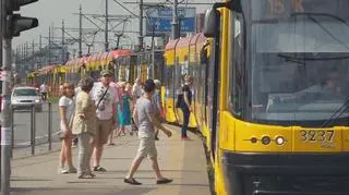 Ruch tramwajów był zablokowany