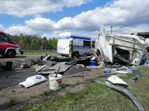 Wypadek na trasie S8 w Budykierzu