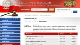 Zaskakujący przetarg