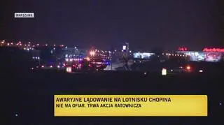 O akcji na lotnisku opowiada reporter tvnwarszawa.pl