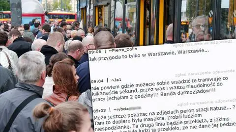 Pasażerowie o porannym szczycie: Totalny chaos i dezorganizacja