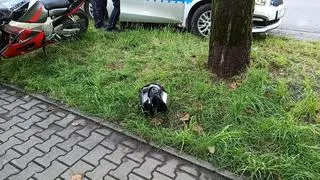 Policjanci szukają motocyklisty