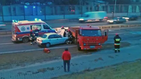 Star stanął w poprzek Wjechało w niego daewoo