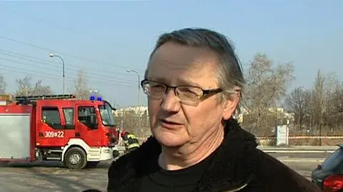 "Płynęła rzeka gorącej wody. Byłem uwięziony w aucie"