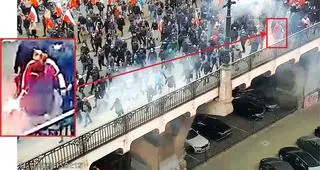 Policja publikuje zdjęcia osób, które mogą mieć związek z podpaleniem mieszkania