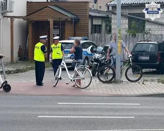 Policjanci użyli drona do kontrolowania przejść dla pieszych