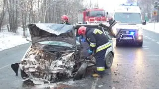 Wypadek na Szosie Lubelskiej