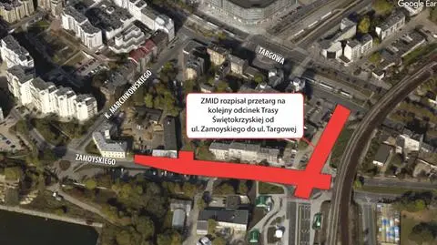 Przetarg na kilkadziesiąt kluczowych metrów Trasy Świętokrzyskiej