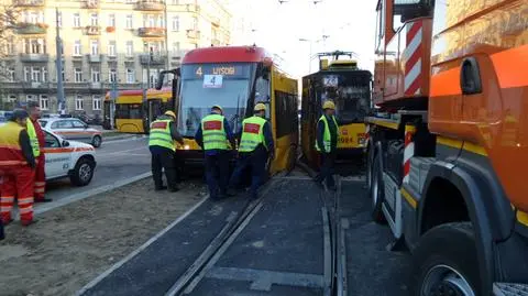 Kolejne zderzenie tramwajów. Tym razem na Pradze