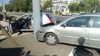 Zderzyły się dwie toyoty