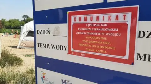 Kąpielisko nad Jeziorkiem Czerniakowskim zamknięte. Pojawiły się sinice 