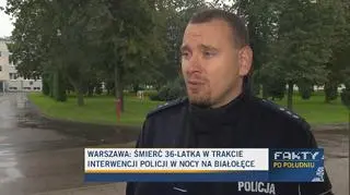 Rzecznik Komendy Stołecznej komentuje działania policji